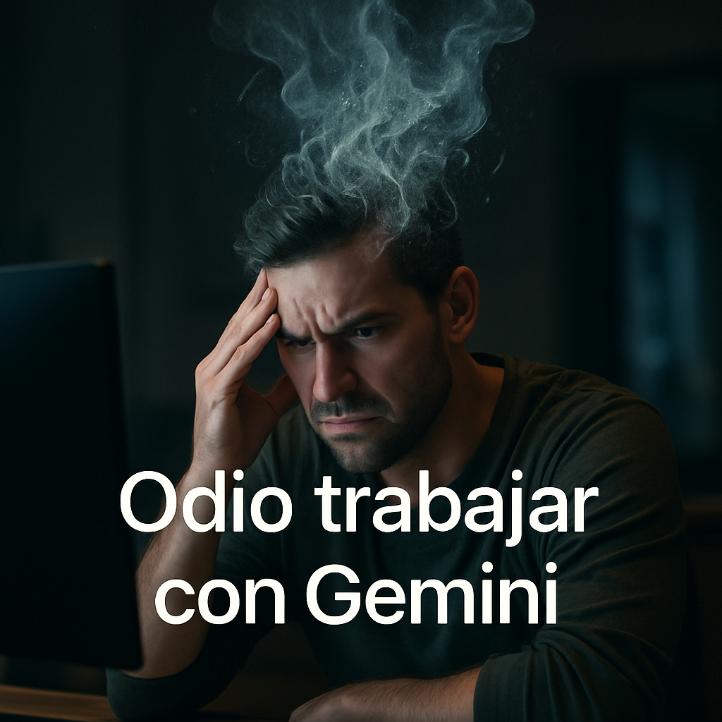 Odio trabajar con Gemini
