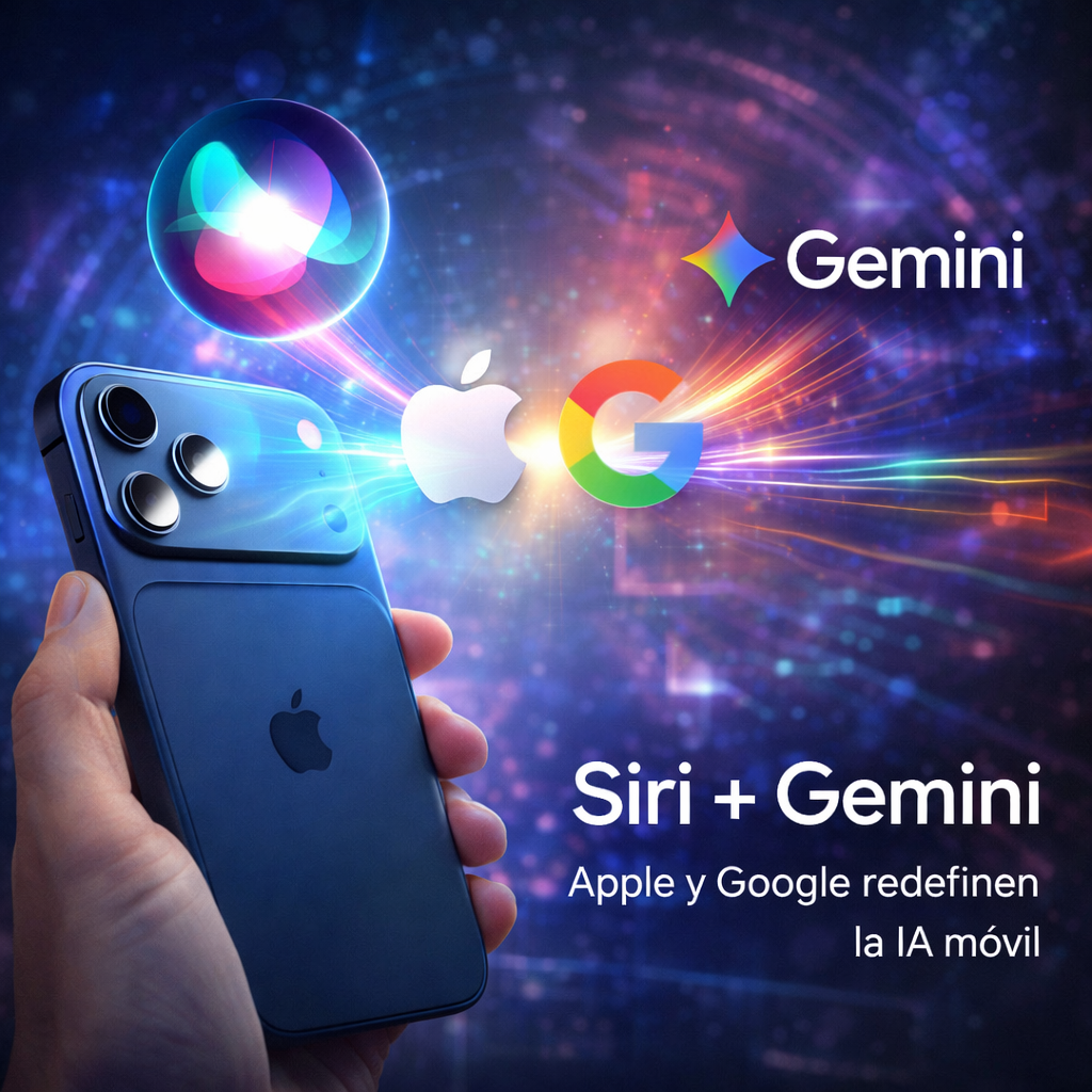 Gemini llega a Siri y redefine el futuro de la IA móvil