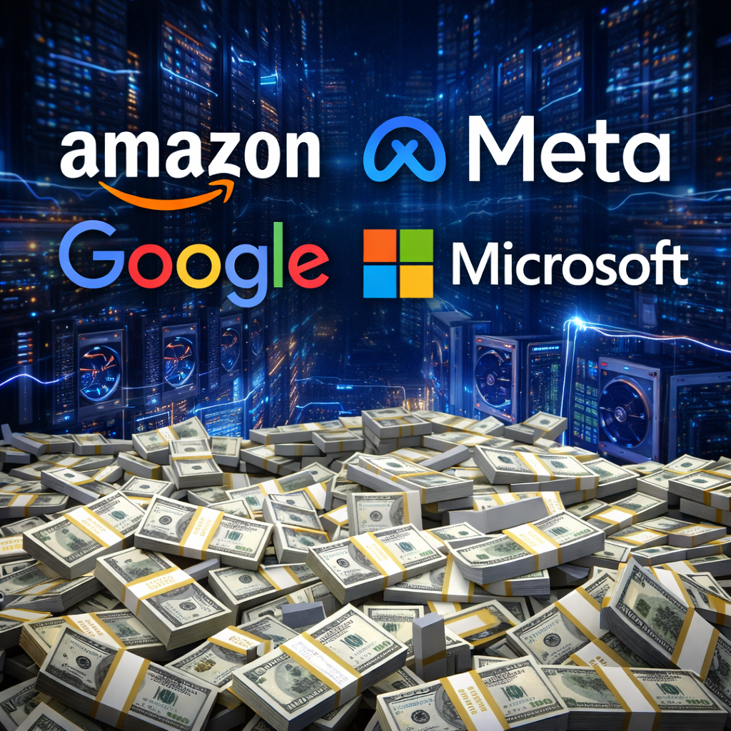 Las Big Tech disparan el gasto en IA: más de 600.000 millones para dominar 2026