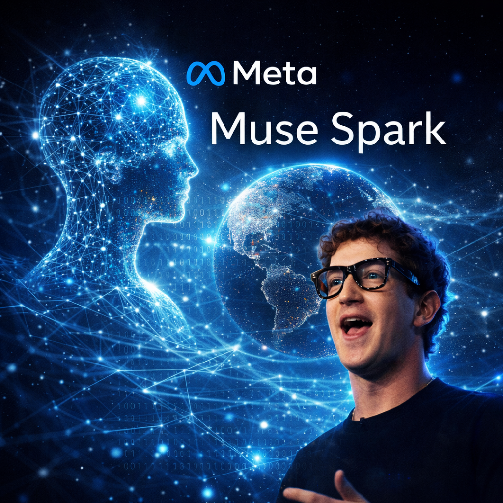 Portada conceptual sobre Muse Spark y la nueva estrategia de IA de Meta